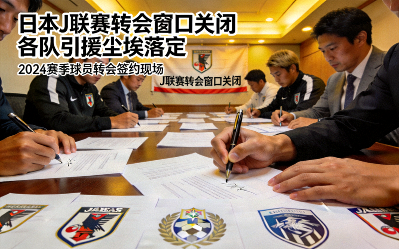 日本J联赛转会窗口关闭，各队引援尘埃落定 - 图片显示球员在文件上签字